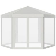 See more information about the Outsunny 4M Hexagon Gazebo