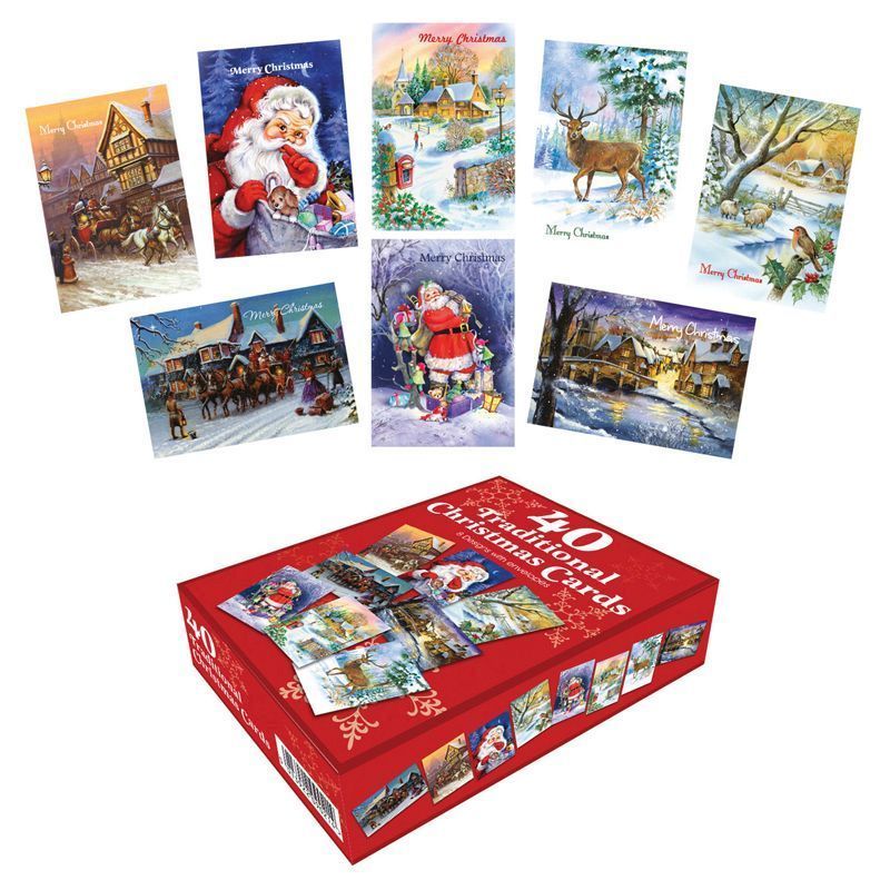 Box of 40 Christmas Cards