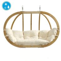 See more information about the Globo Royal Natura Double Hanging Globe - Cream