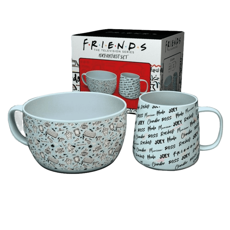 Friends Breakfast Set - Bowl & Mug