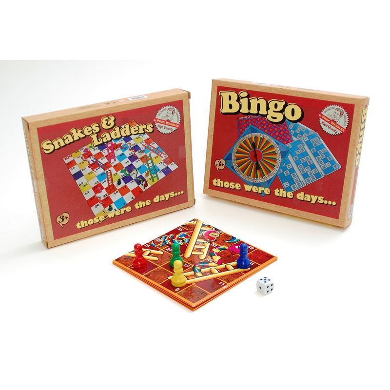 Retro Snakes and Ladders/Bingo Game