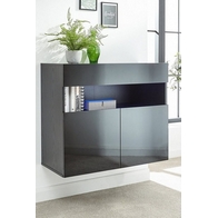 See more information about the Galicia Sideboard Black 3 Doors 3 Shelves