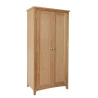 See more information about the Oxford Oak Tall Wardrobe Natural 2 Doors