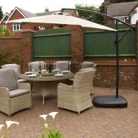 See more information about the Cantilever Garden Parasol by Glendale - 3M Mocha