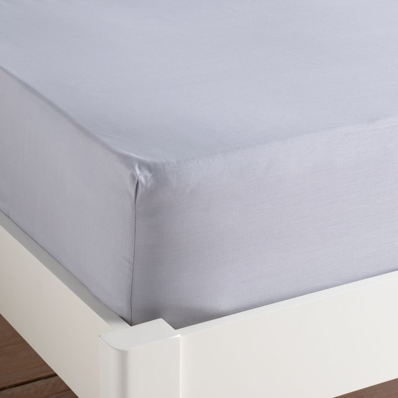 Hamilton McBride King Size Silver Fitted Sheet