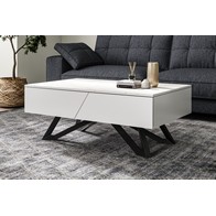 See more information about the Weston Coffee Table White 1 Drawer