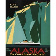 See more information about the Vintage Alaska Sign Metal Wall Mounted - 40cm