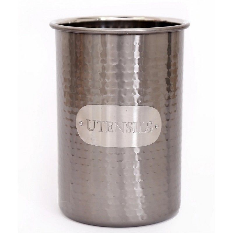 Metal Utensil Holder 2.39 Litres - Grey
