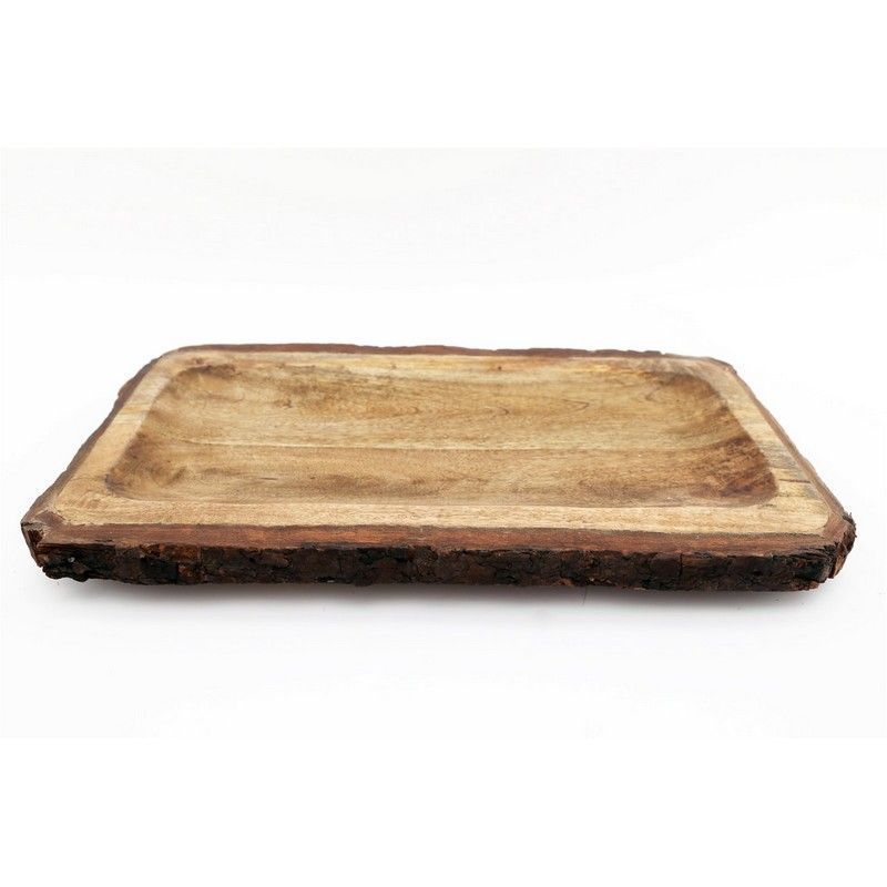 Bark Serving Platter Wood - 41cm