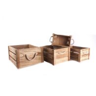 See more information about the 4 x Wood Crates - Natural