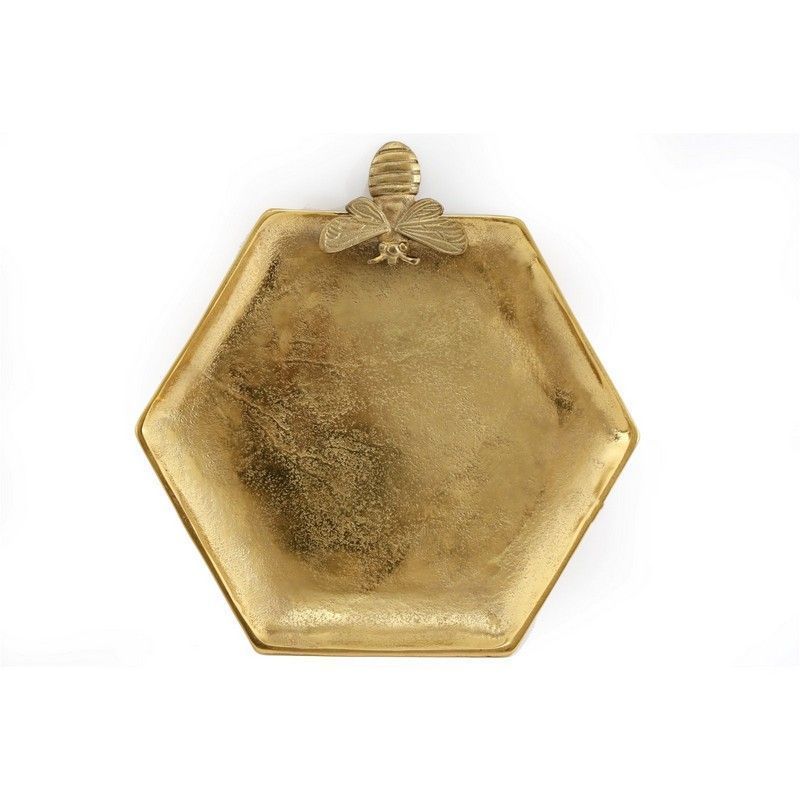Bee Tray Metal Gold - 37cm