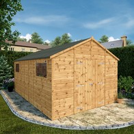 See more information about the Mercia Premier 10' x 15' 7" Apex Workshop - Premium Pressure Treated Shiplap
