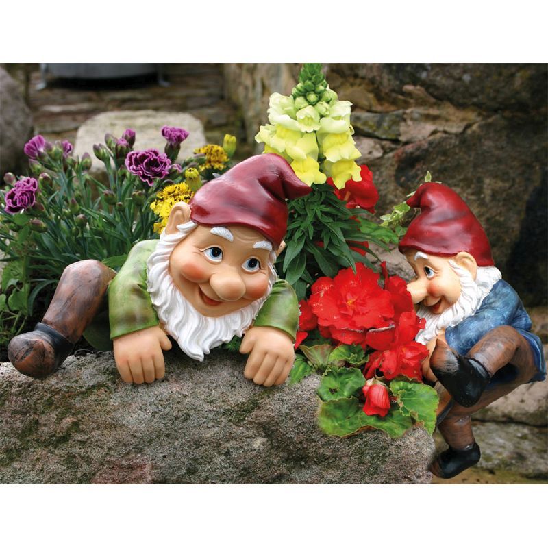 Billy & Barry Climbing Garden Gnomes - Buy Online at QD Stores