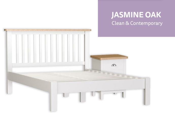 Jasmine white and oak furniture