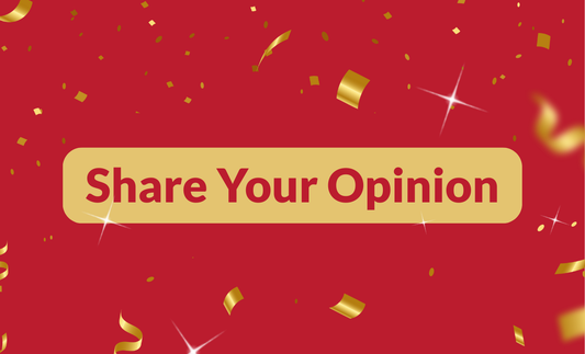 Share your Thoughts Win Rewards!