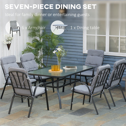7Pieces Garden Dining Set