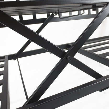 Metal Bench W/Table