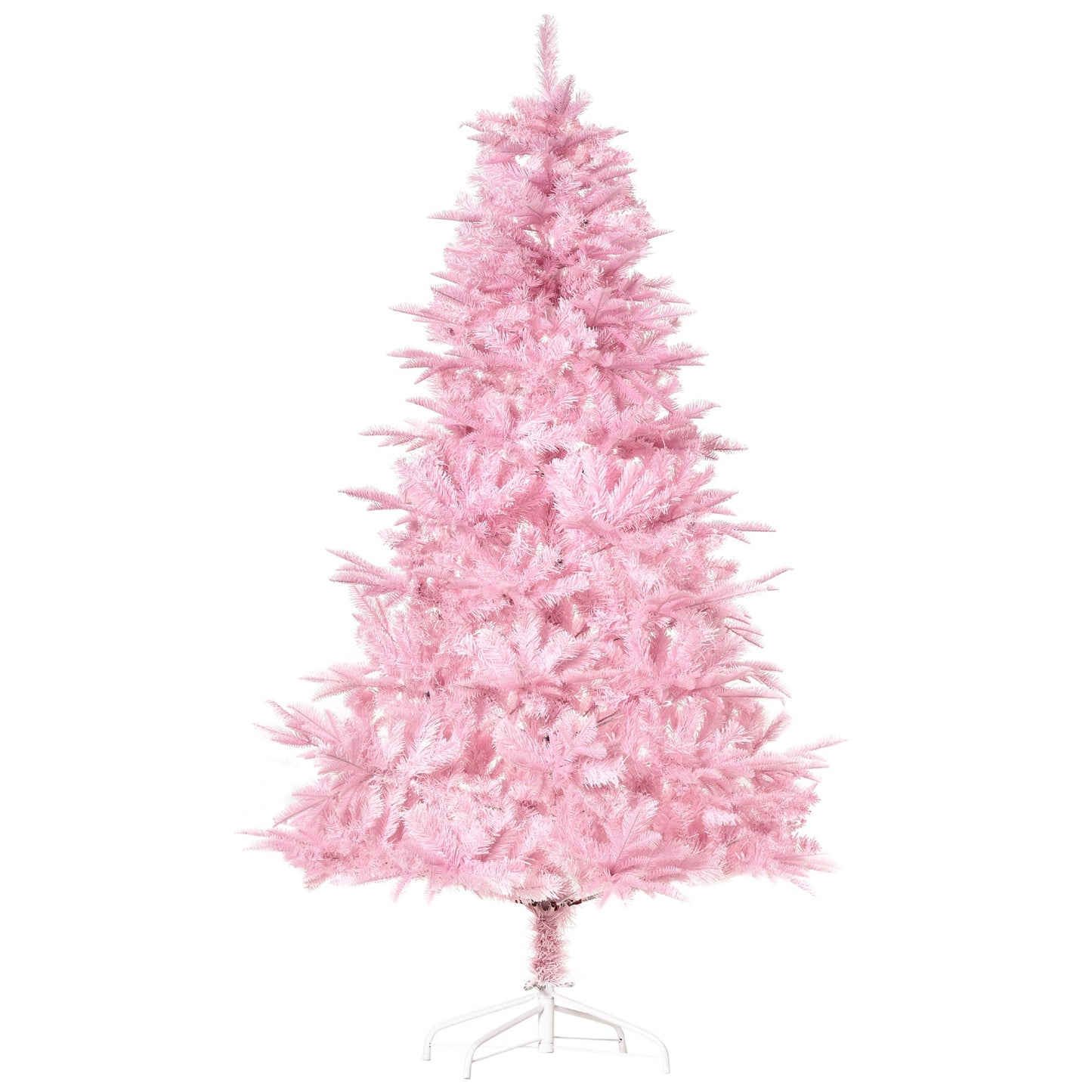Homcom 6FT Artificial Christmas Tree Holiday Xmas Holiday Tree Decoration with Automatic Open for Home Party Primary Image