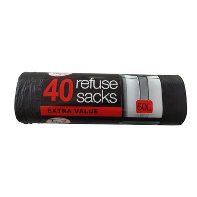 20 Extra Value Refuse Sacks (50 Litre) only - Main Image