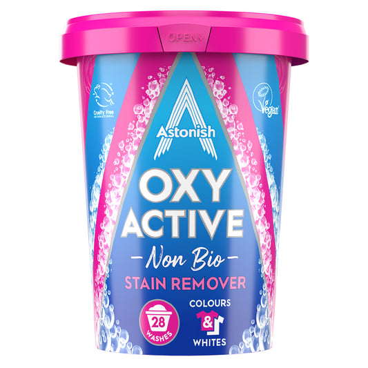 Astonish Laundry Oxy Active Non Bio Stain Remover - 625g