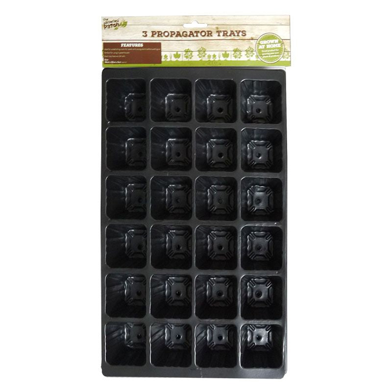 3 Pack Seed Tray Inserts 24 Cells