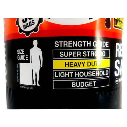 50 Hero Heavy Duty Refuse Sacks (100 Litre)