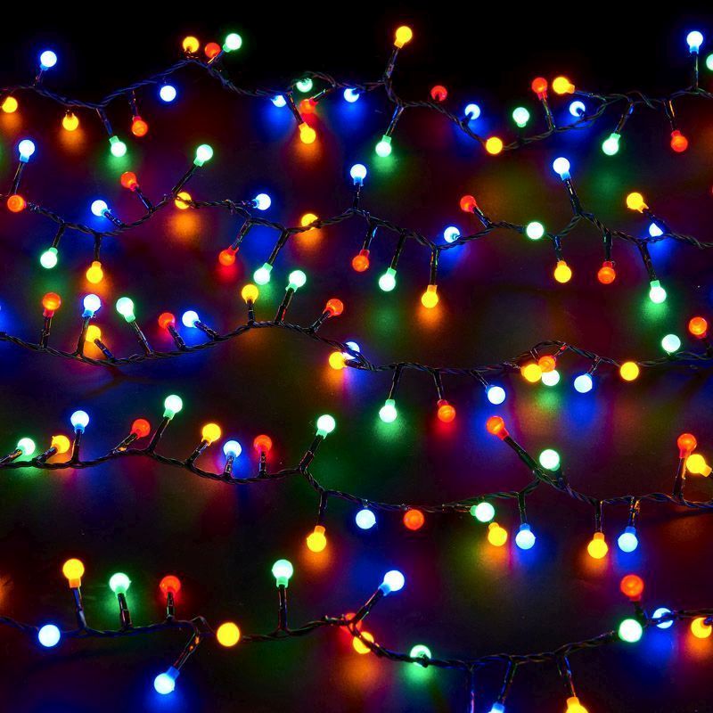Fairy Cluster Christmas Lights Animated Multicolour Indoor 300 LED - 7.5m by Astralis Primary Image