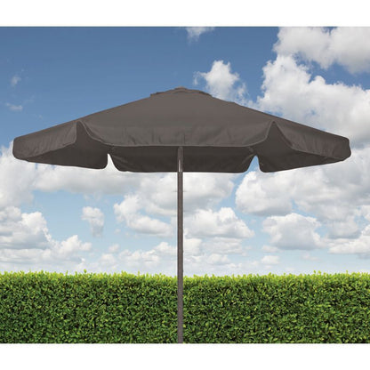 Hexagonal Garden Parasol by Croft - 2.2M Grey