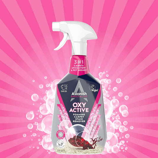 Astonish Specialist Oxy Active Foaming Carpet Stain Remover - 750ml