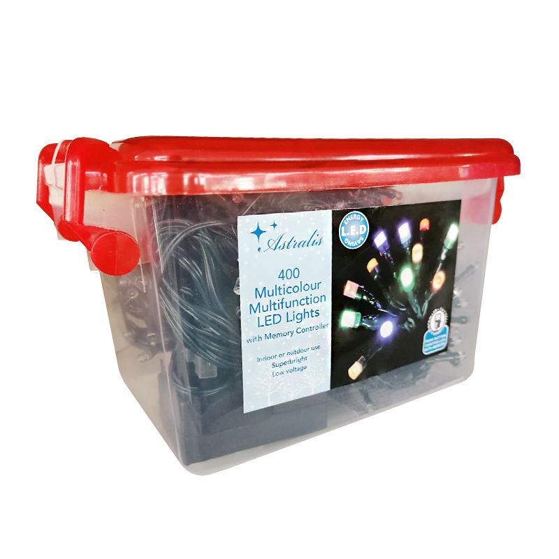 String Fairy Christmas Lights Multifunction Multicolour Indoor 400 LED - 31.9m by Astralis Primary Image