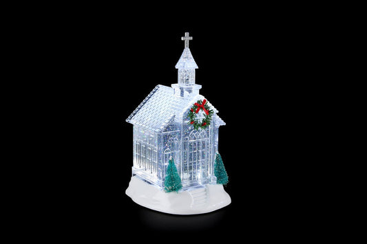 Christmas Church Lantern Warm White LED