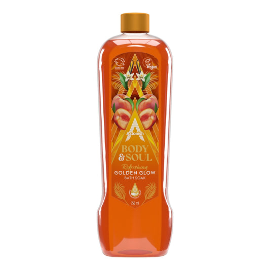 Astonish Body and Soul Refreshing Golden Glow Bath Soak - 750ml