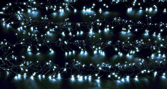 Christmas Cluster Fairy Lights Multifunction Cool White Outdoor 720 LED - 5m by Astralis