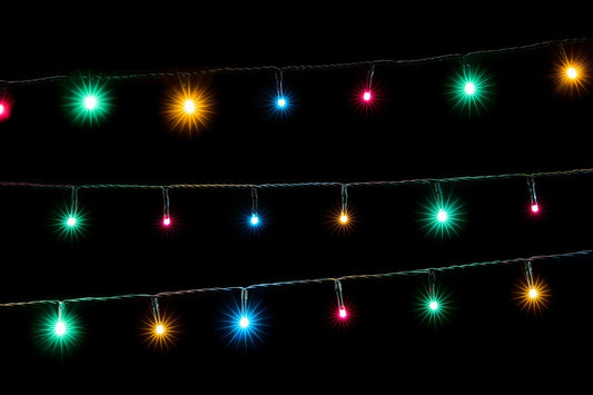 Christmas String Fairy Lights Multifunction Multicolour Outdoor 100 LED - 4.95m by Astralis