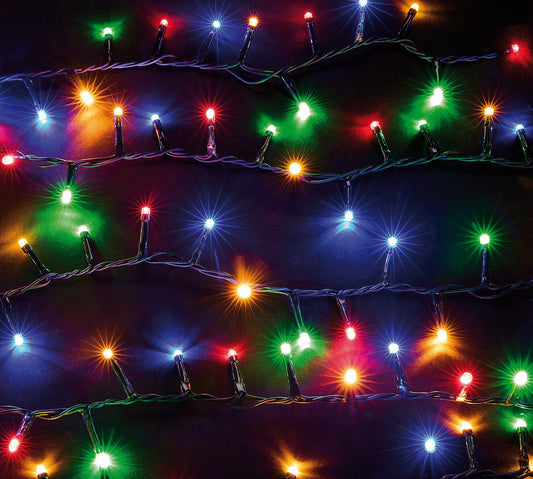 Christmas String Fairy Lights Multifunction Multicolour Outdoor 800 LED - 19.98m by Astralis