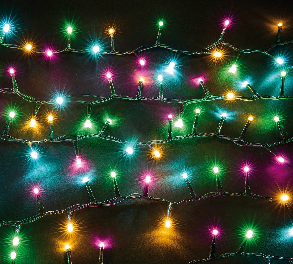 Christmas String Fairy Lights Multifunction Multicolour Outdoor 800 LED - 19.98m by Astralis
