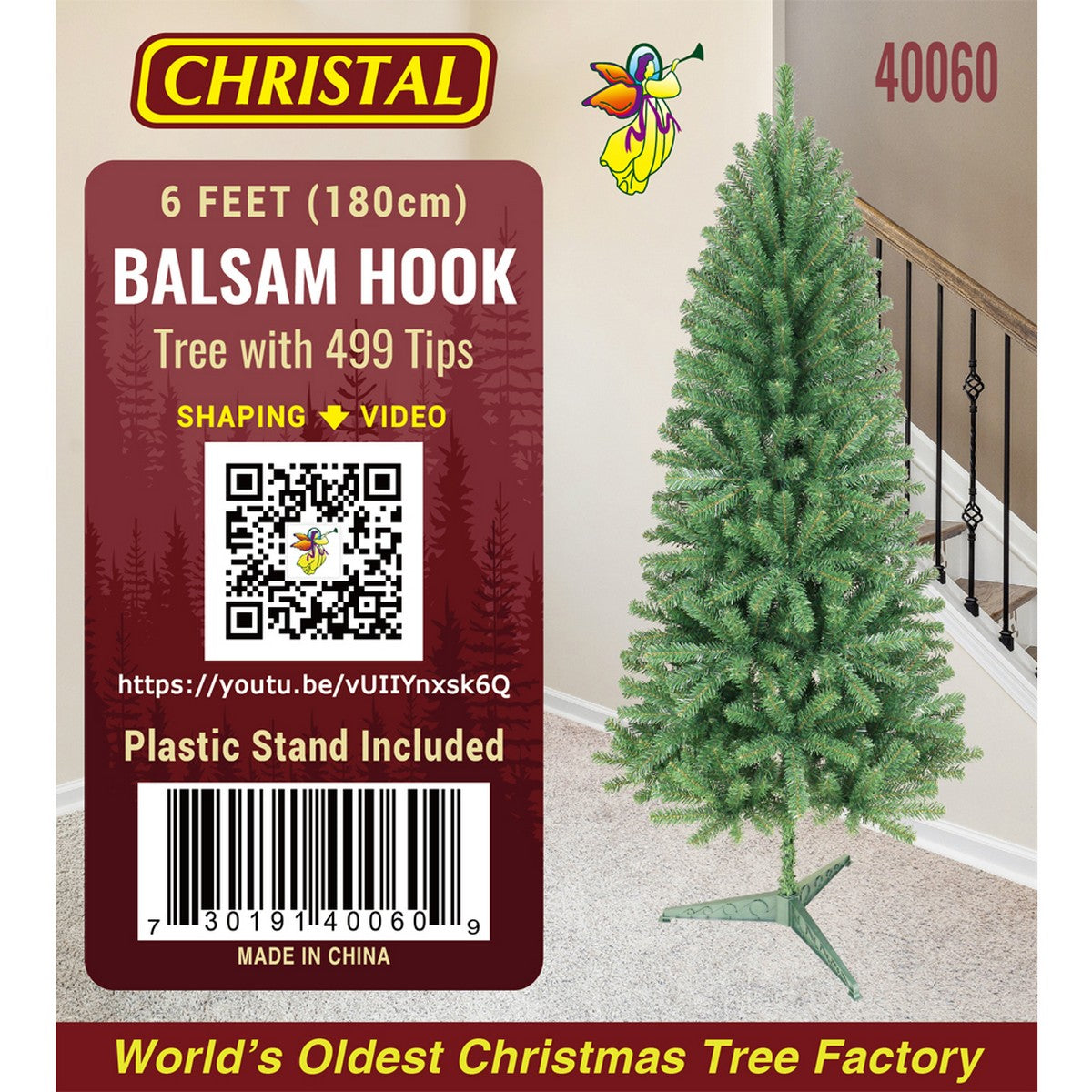 6ft Balsam Fir Christmas Tree Artificial -  499 Tips