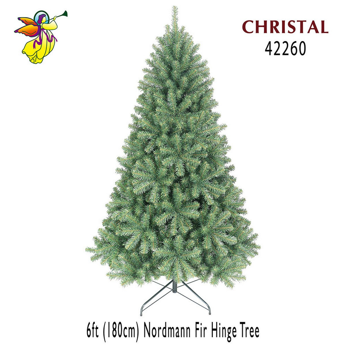 6ft Nordman Fir Christmas Tree Artificial -  1019 Tips