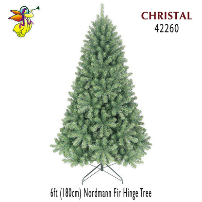 6ft Nordman Fir Christmas Tree Artificial -  1019 Tips