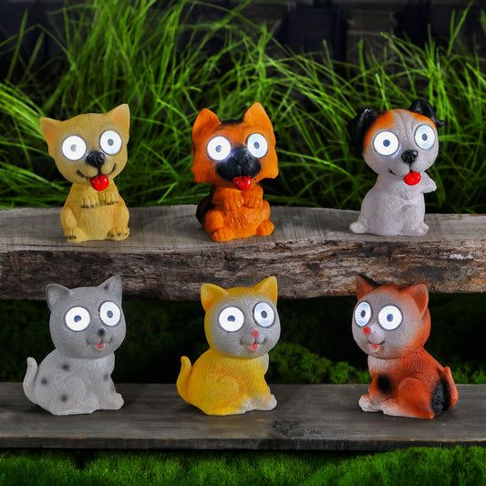 Animal Solar Garden Light Ornament Decoration 2 White LED - 11cm by Bright Garden