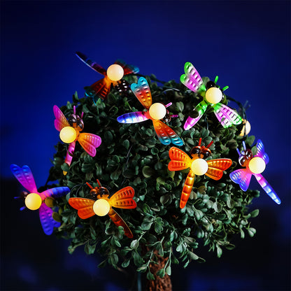 Flowers Solar Garden String Lights Decoration 10 Multicolour LED - 1.8m by Bright Garden