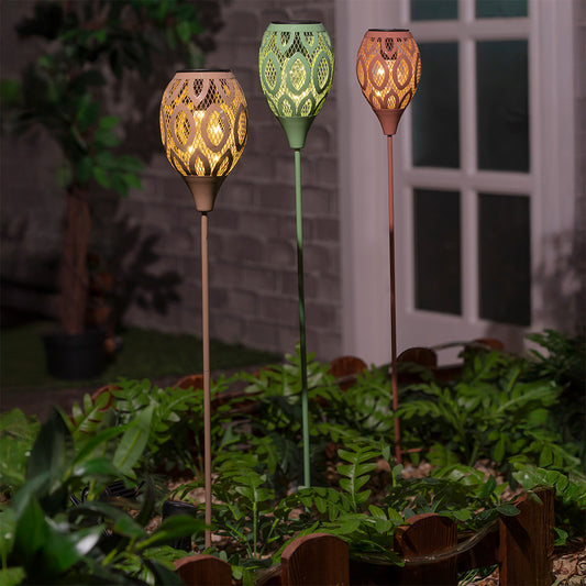 Mesh Solar Garden Stake Light 5 Warm White LED - 83.5cm by Bright Garden