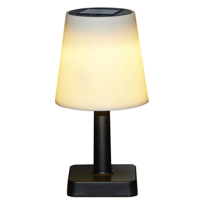 Contemporary Solar Garden Light Lamp Warm White LED - 23.2cm by Bright Garden