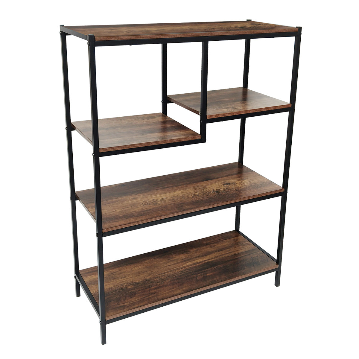Brooklyn Shelving Unit Dark Brown 5 Shelves