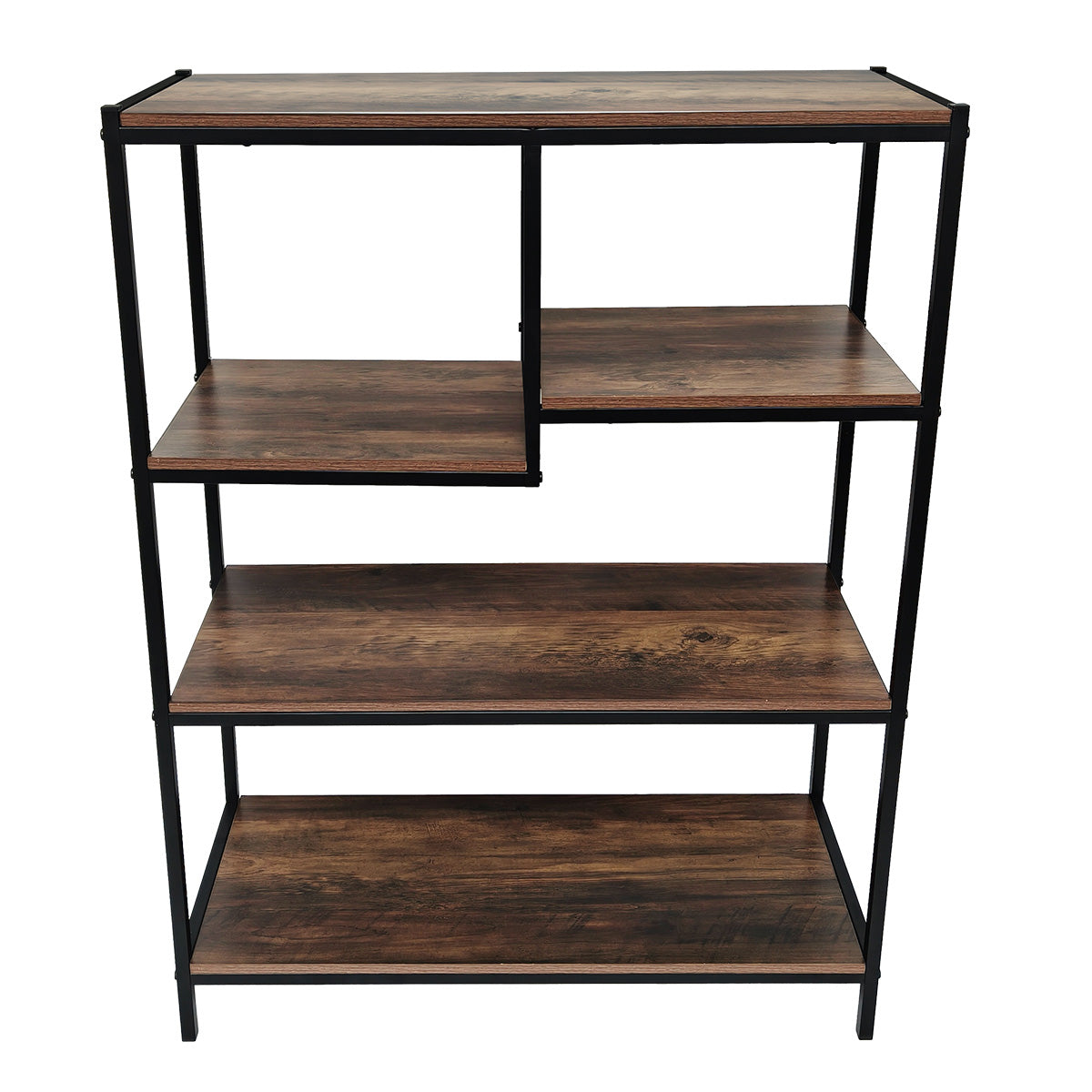 Brooklyn Shelving Unit Dark Brown 5 Shelves