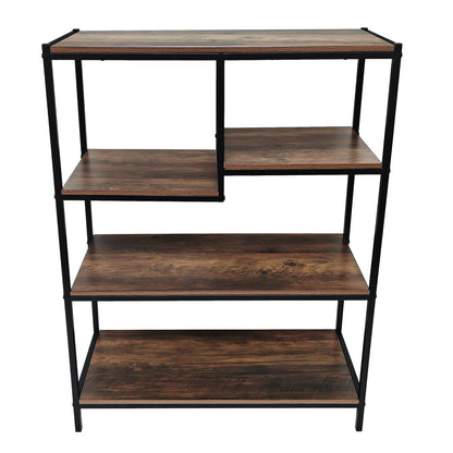 Brooklyn Shelving Unit Dark Brown 5 Shelves