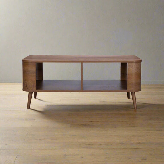Copenhagen Coffee Table Dark Brown 1 Shelf