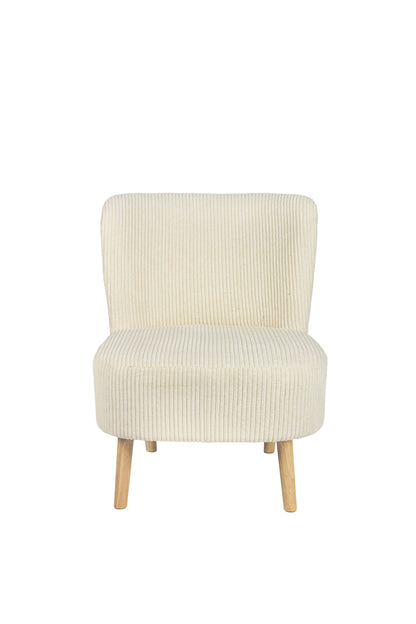 Essentials Teddy Chair Cream Ribbed by Hamilton McBride