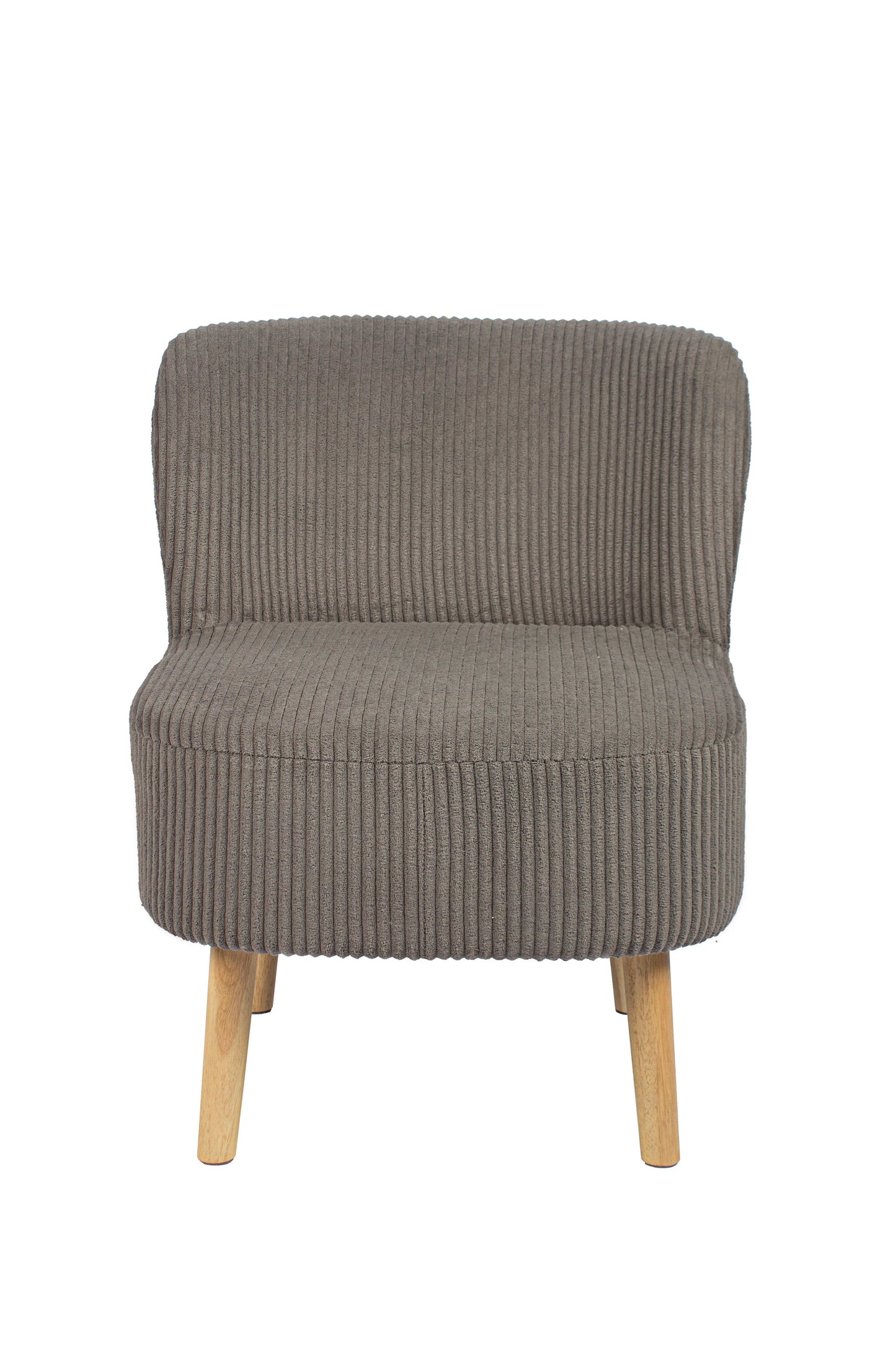 Essentials Large Teddy Chair Grey Ribbed by Hamilton McBride