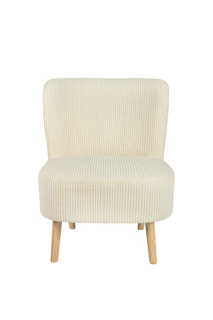 Essentials Large Teddy Chair Cream Ribbed by Hamilton McBride